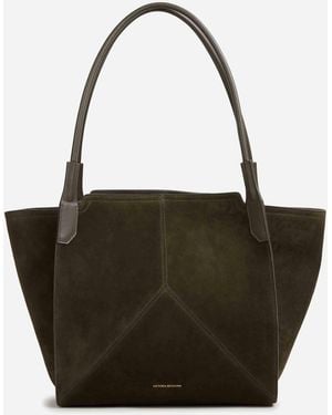 Victoria Beckham Maxi Leder Tasche - Schwarz