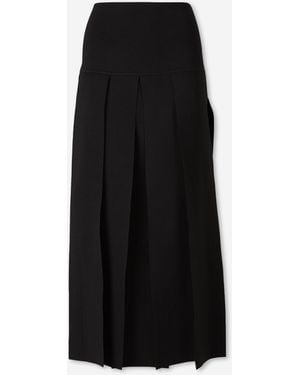 Alaïa Knit Midi Skirt - Black