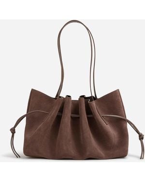 Yuzefi Scallop Shoulder Bag - Brown