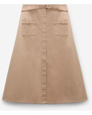 Dorothee Schumacher Luxury Layer Skirt - Natural