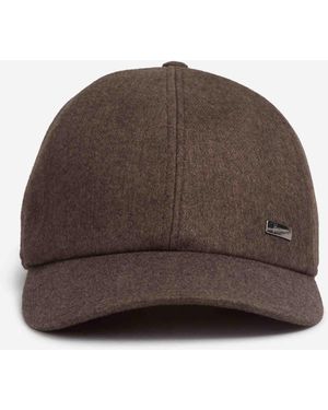 Herno Flannel Cap - Brown