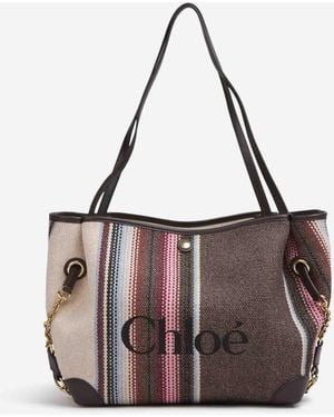Chloé Borsa Clover Cabas - Multicolore