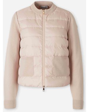 Moncler Cárdigan Cremallera Lana - Neutro