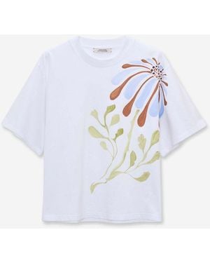 Dorothee Schumacher Camiseta Cuello Redondo - Blanco