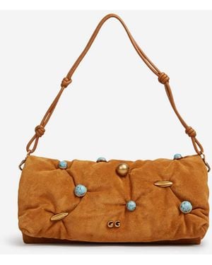 Cult Gaia Bolso Amalia Mini Clutch - Natural