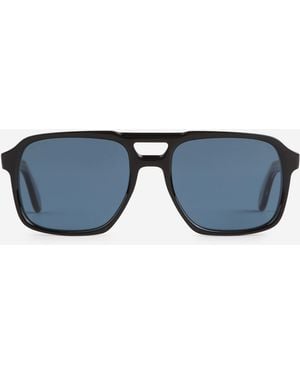 Cutler and Gross Aviator Sunglasses 1394 - Blue