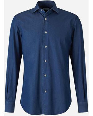 Santa Eulalia Denim Design Shirt - Blue