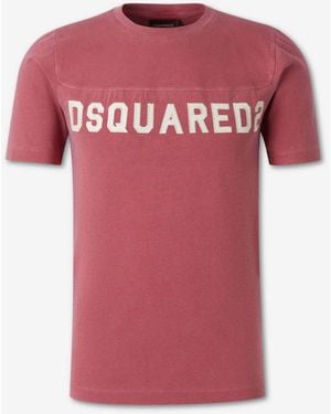 DSquared² Round Neck T-Shirt - Pink