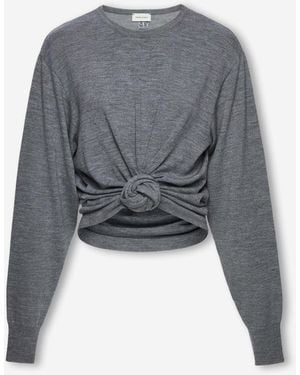 Magda Butrym Rundhalspullover - Grau