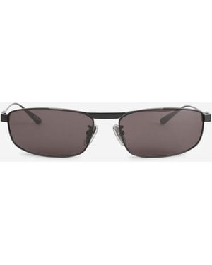 Balenciaga Occhiali Da Sole Rettangolari - Grigio