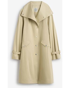 TOTEME Gabardina Oversized Algodón - Neutro