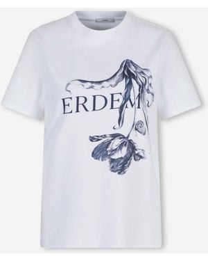 Erdem Round Neck T-Shirt - White