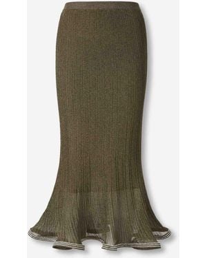 Jonathan Simkhai Midi Skirt Brighton - Green