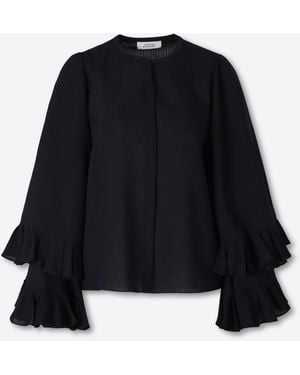 Dorothee Schumacher Soft Stripes Blouse - Black