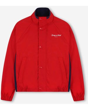 Sporty & Rich Logo Technical Jacket - Red