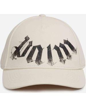 Palm Angels Cotton Cap With Logo - Natural