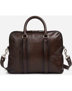 Officine Creative Quentin Briefcase - Brown