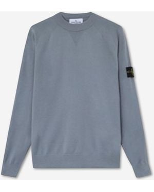 Stone Island Pull À Col Rond - Bleu