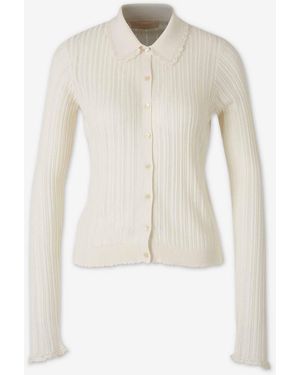 Ulla Johnson Lottie Strickcardigan - Weiß