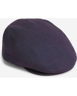 Lock & Hatters Florida Linen Beret - Blue