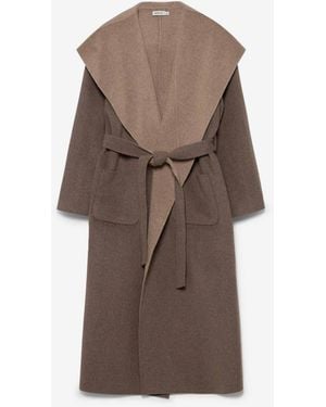 Jonathan Simkhai Allura Long Coat - Brown