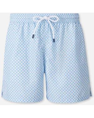 Fedeli Bedruckter Badeanzug - Blau