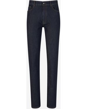 Canali Jeans Algodón - Azul