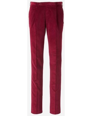 Santa Eulalia Chinos With Pleats - Red
