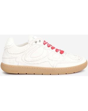 Ganni Trainers 08 Canvas Raw Edge - Pink