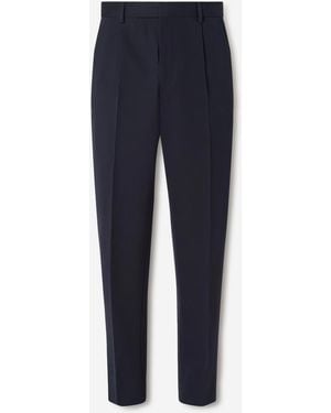 ZEGNA Straight Leg Trousers - Blue