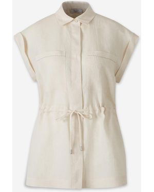 Peserico Linen Blouse - White