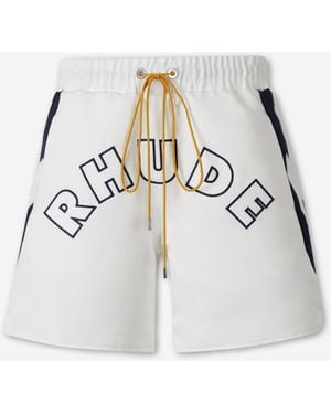 Rhude Bermuda Logo - White
