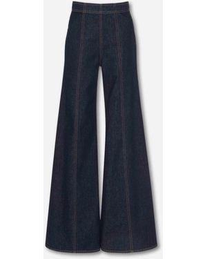 Ulla Johnson Flared Jeans - Blue
