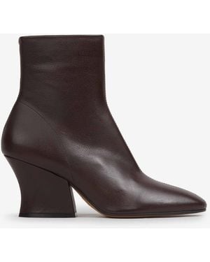 Jil Sander Leather Boots - Brown