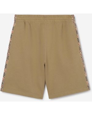 Burberry Bermudas Check Trim - Neutro