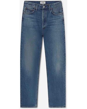 Agolde Straight Leg Jeans, 90S Style - Blue