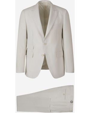 SCABAL® Plain Linen Suit - Gray