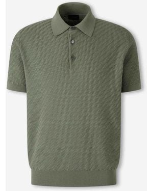 Brioni Formal Cotton Polo Shirt - Green