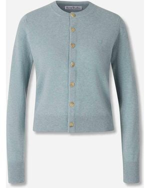 Acne Studios Wollstrick-Cardigan - Blau