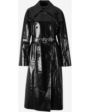 Jil Sander Gabardina Di Lino - Nero