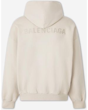 Balenciaga Sudadera Con Capucha - Blanco
