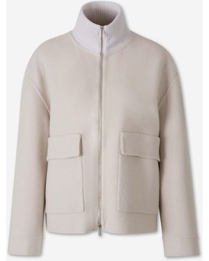 Peserico Short Wool Jacket - Natural