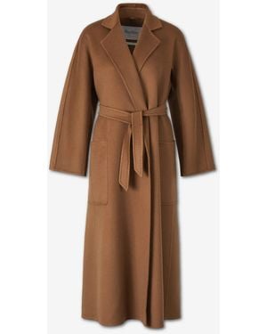 Max Mara Long Cashmere Coat - Brown