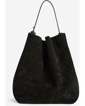 TOTEME Maxi Shoulder Bag - Black