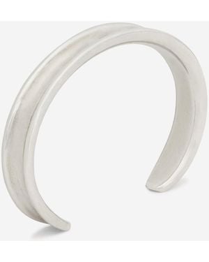 Saint Laurent Metal Bracelet - White