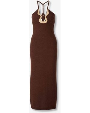 Cult Gaia Abito Midi Valma - Marrone