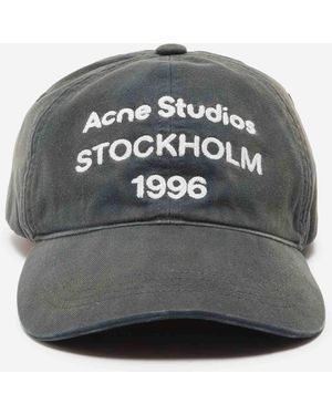Acne Studios Logo Cap - Gray