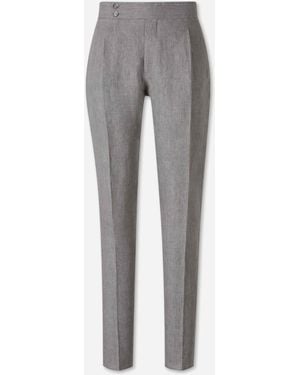 SCABAL® Linen Dress Pants - Gray