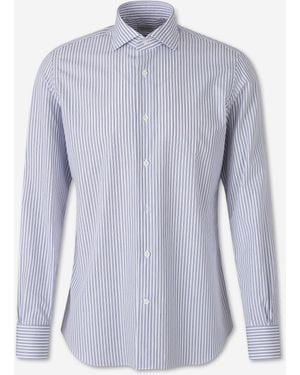 Santa Eulalia Camisa Rayas Algodón - Azul