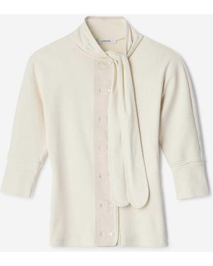 Lemaire Ascot Knit T-Shirt - White